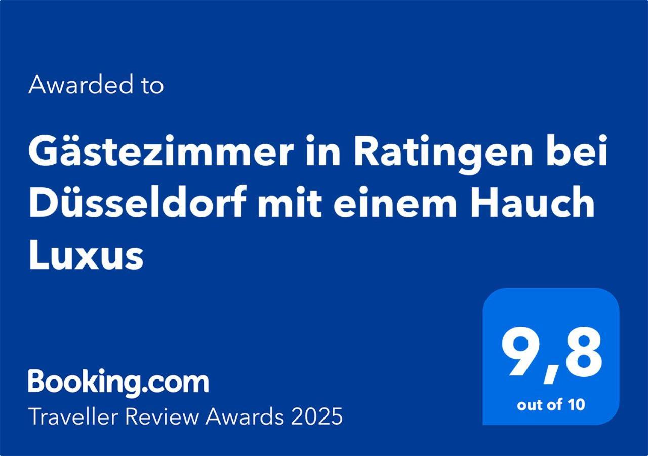Gaestezimmer In Ratingen Bei Duesseldorf Mit Einem Hauch Luxus Extérieur photo